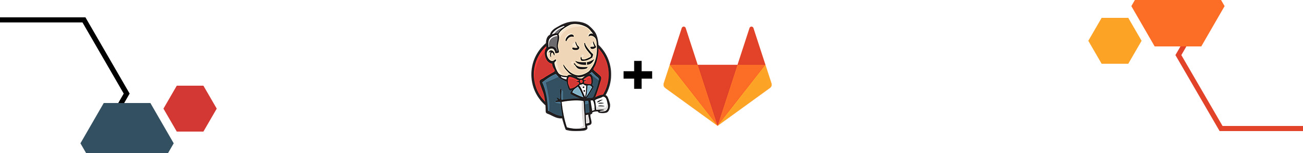 Logo von Jenkins und Gitlab